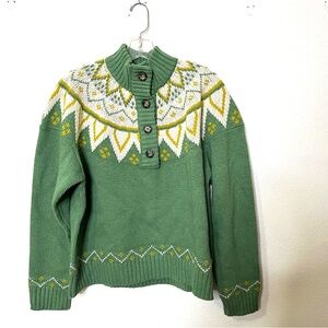 Toad&Co Mossy Point Wool Sweater